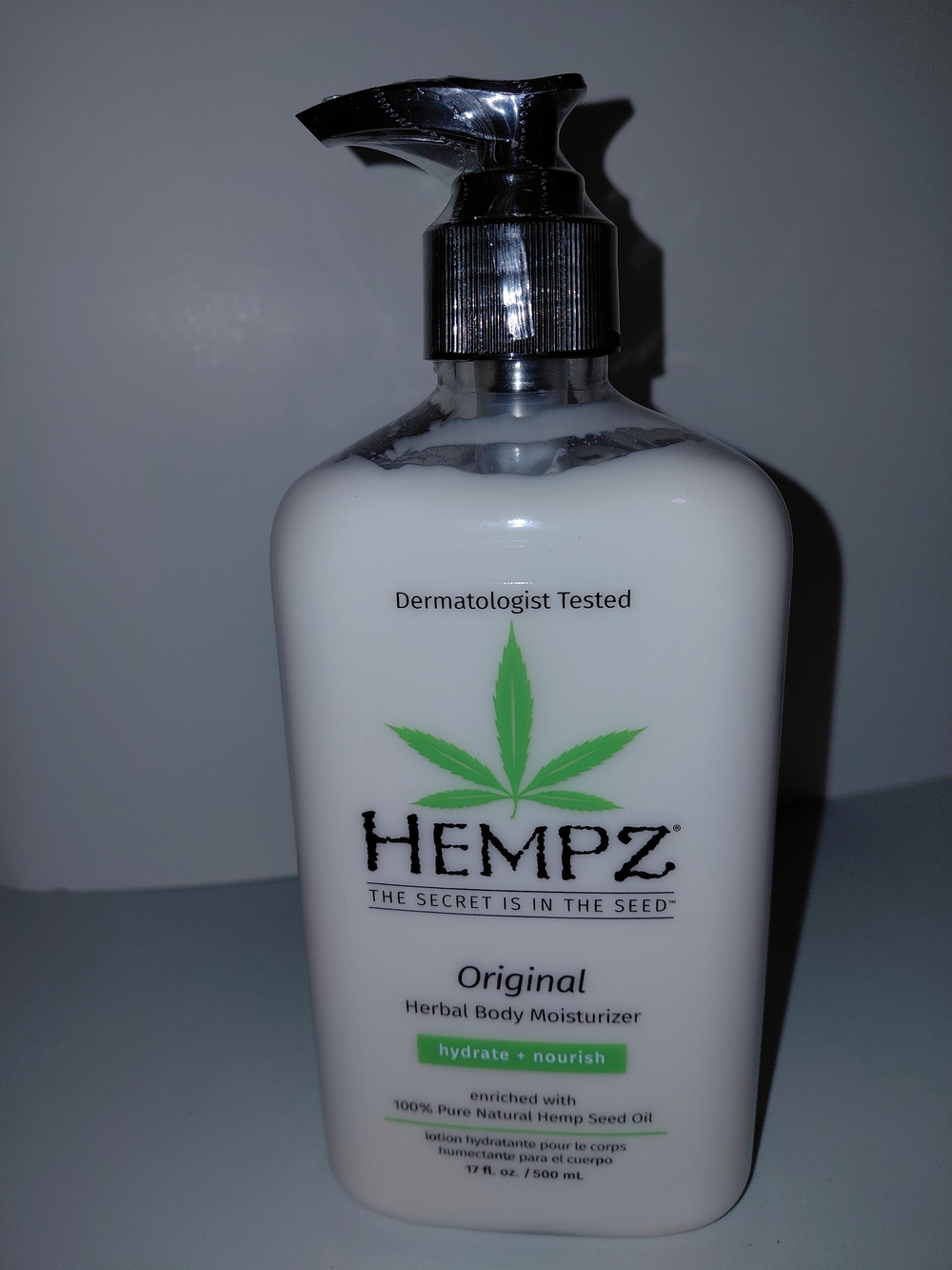 Hempz Original Herbal Body Moisturizer White NWT